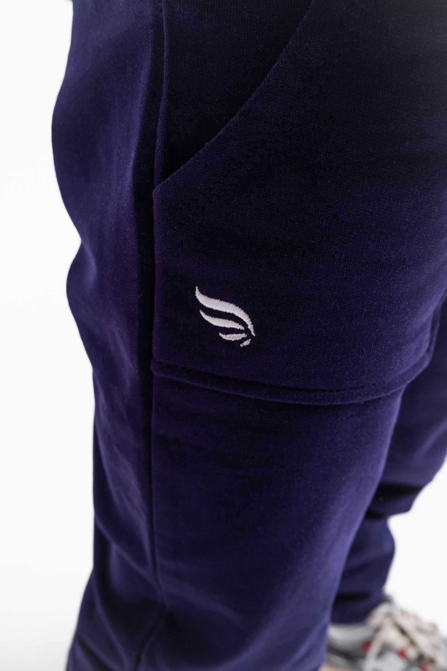 Reinforced Ninja Knees Jogger Sweatpants - Dark Blue