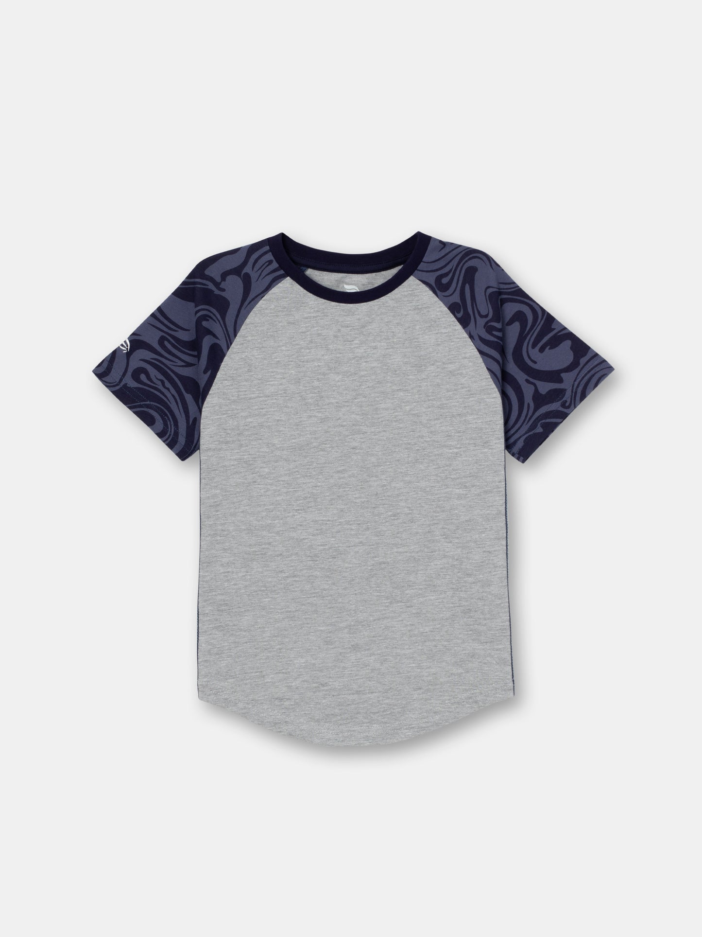 Short Sleeve Baseball T-Shirt - Grey