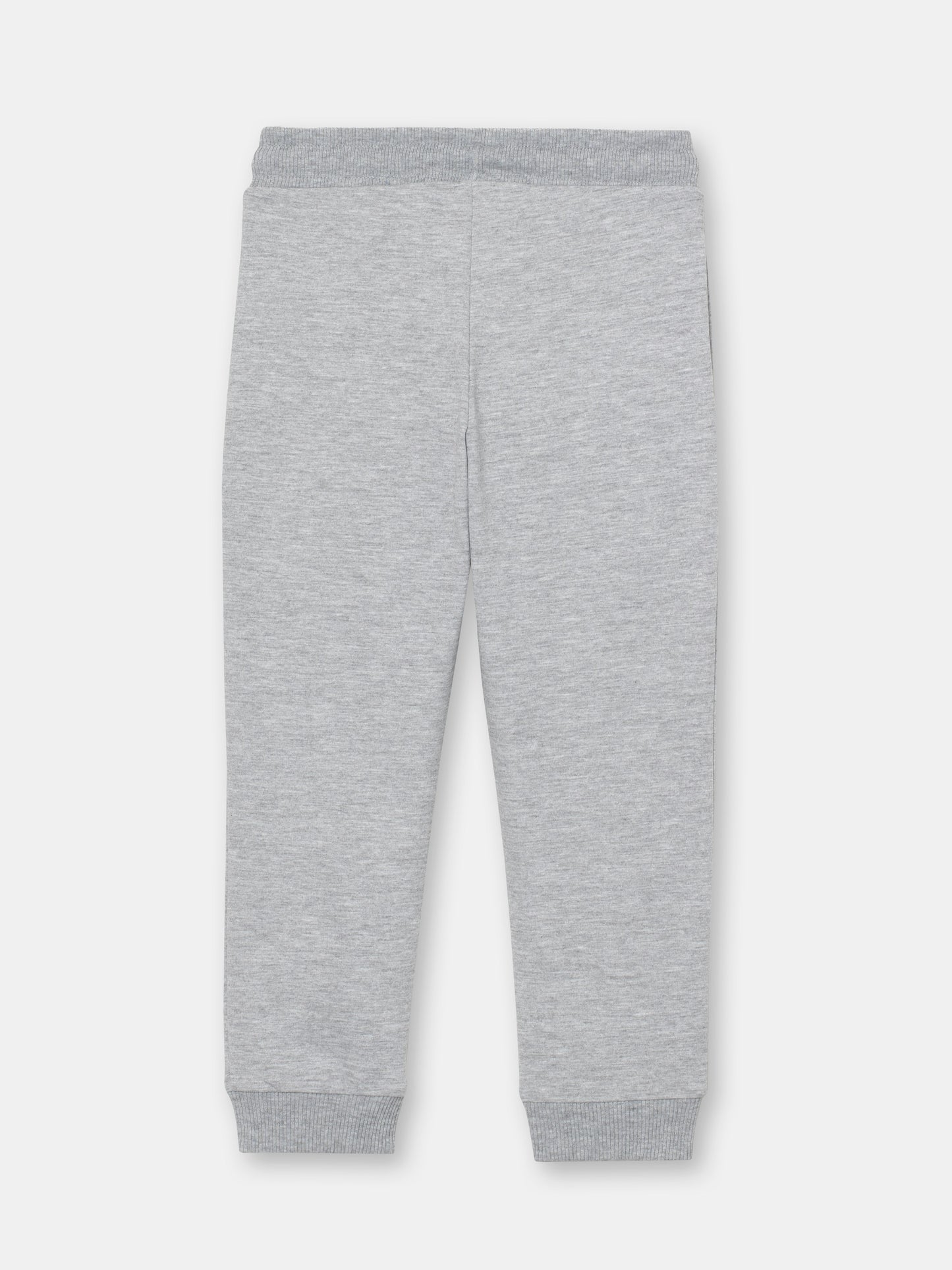 CWKB 70075-11-283 - Cherubino boys light grey melange pants with kung fu print - back