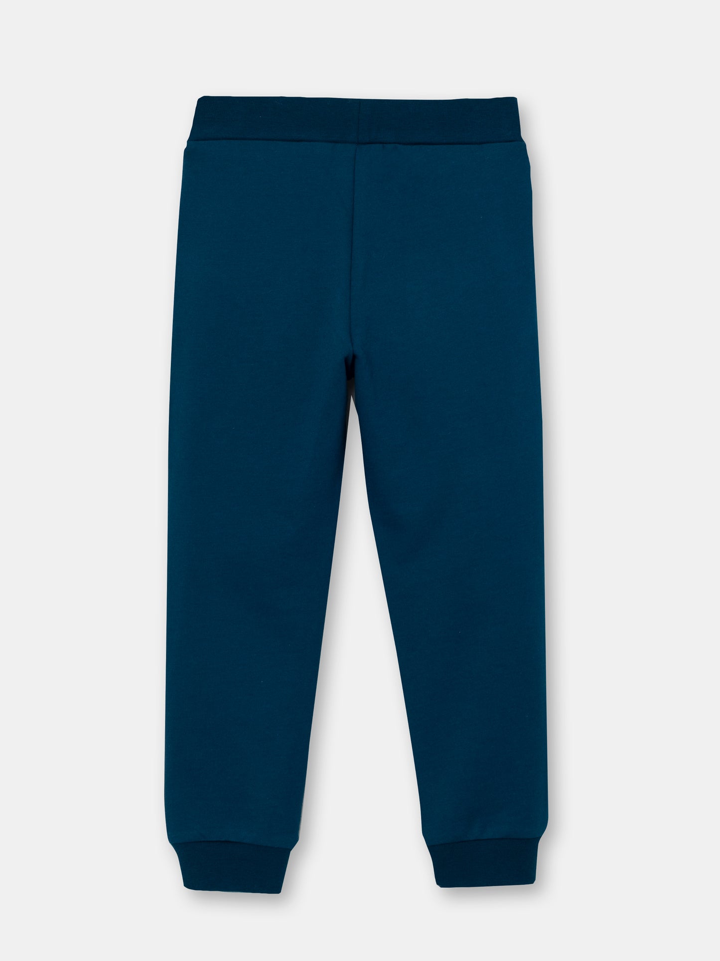 CWKB 70076-39-283 - Cherubino boys emerald pants with kung fu eyes print - back