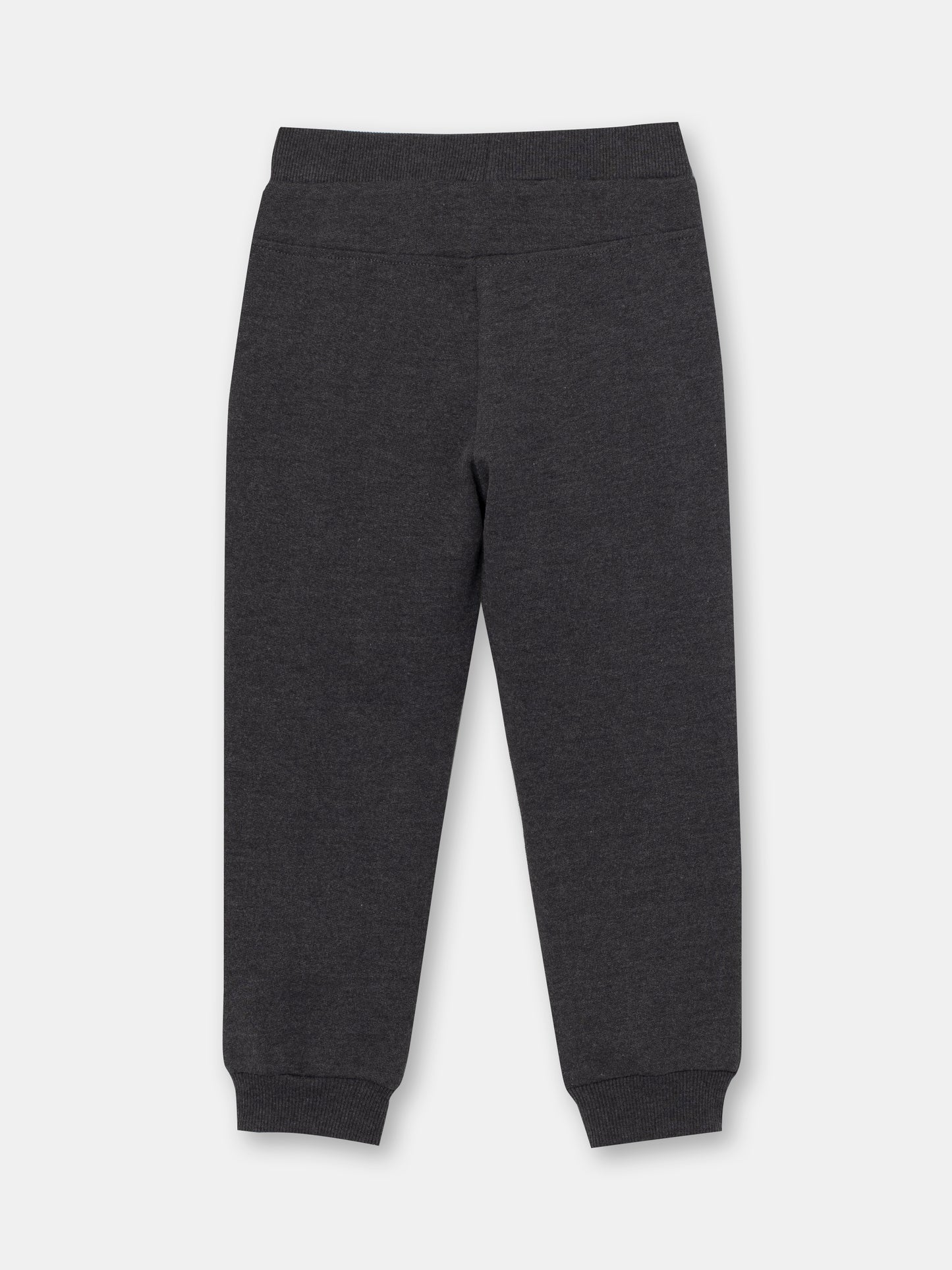 Boys Grey French Terry Pants with Pockets