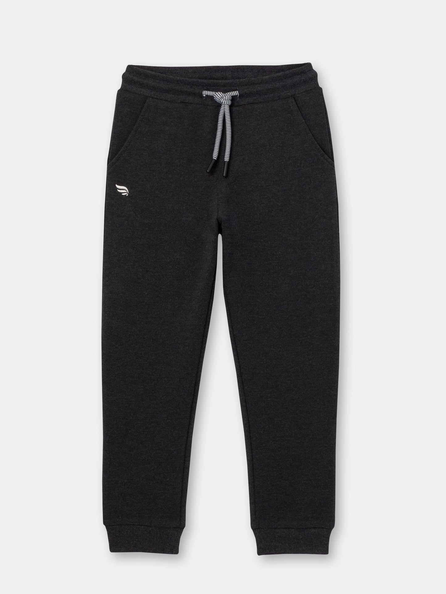 Jogger Sweatpants with Drawstring Waist - Grey