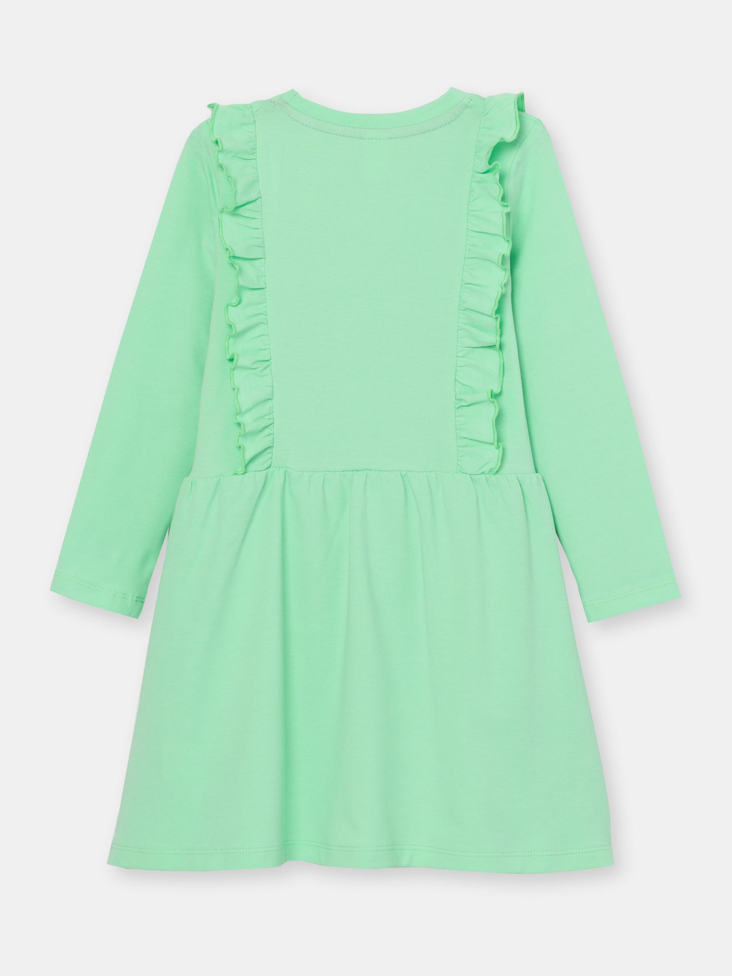 CWKG 62813-38-282 - Cherubino girls mint dress with flower print - back