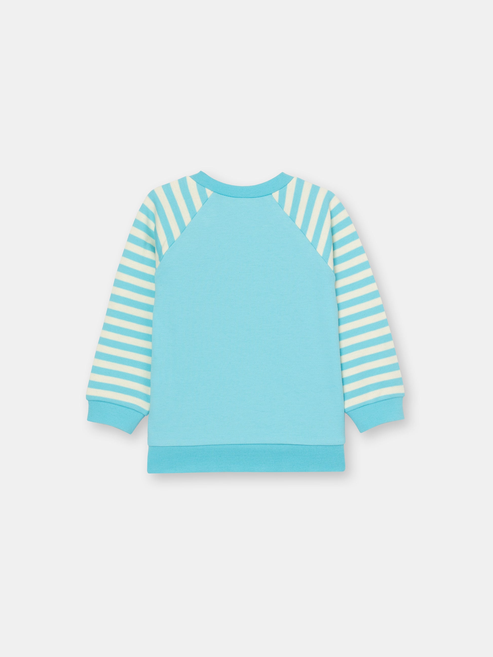 CWNB 62832-43-285 - Cherubino baby boys atlantis sweatshirt with bear face print - back