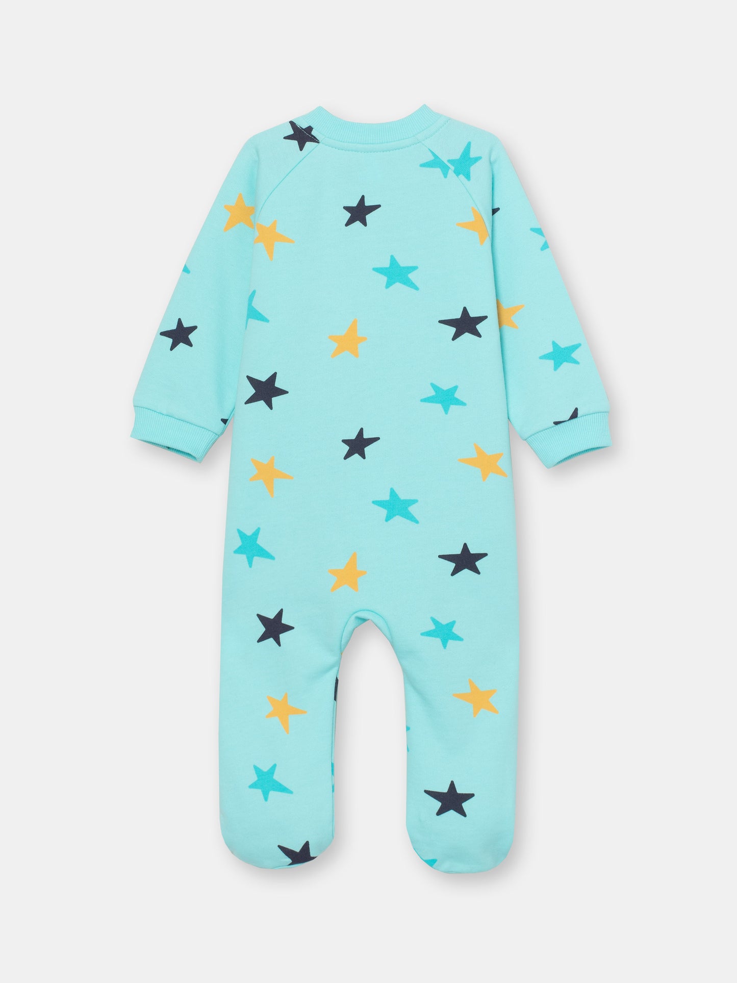 Newborn Baby Boys Atlantis Bodysuit with Stars Print